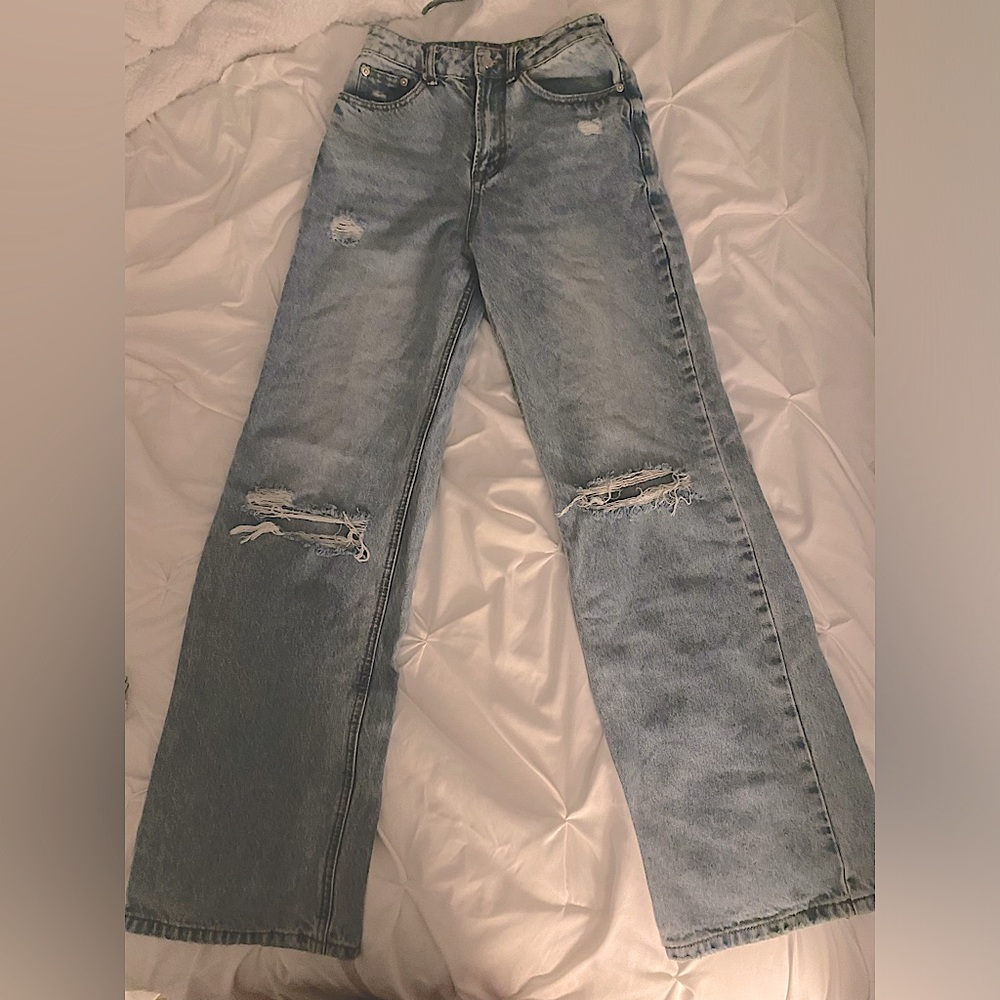 Edikted Lori High-Rise Wide Leg Jeans